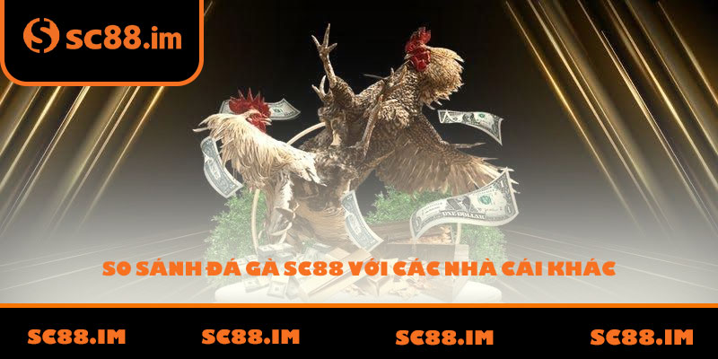 So sánh đá gà SC88 với các nhà cái khác